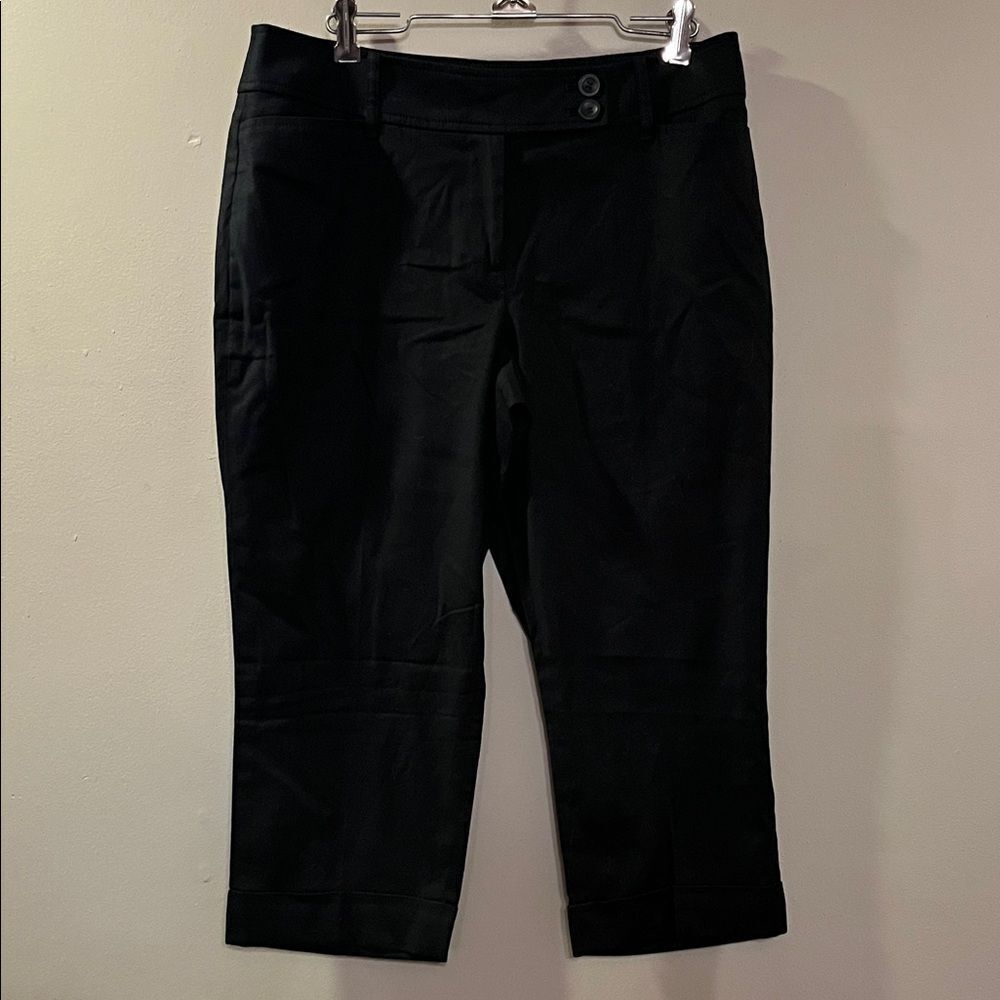 LOFT Black Cropped Pants